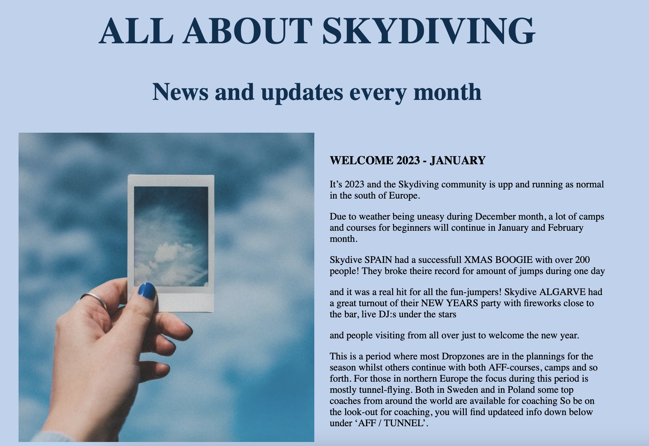 Placeholder image for News site